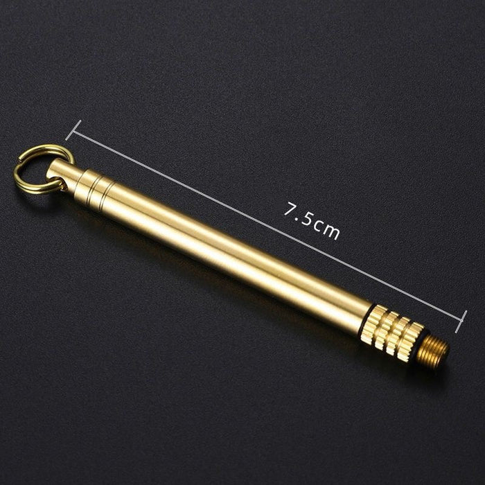 Titanium Outdoor Portable Toothpick Tube