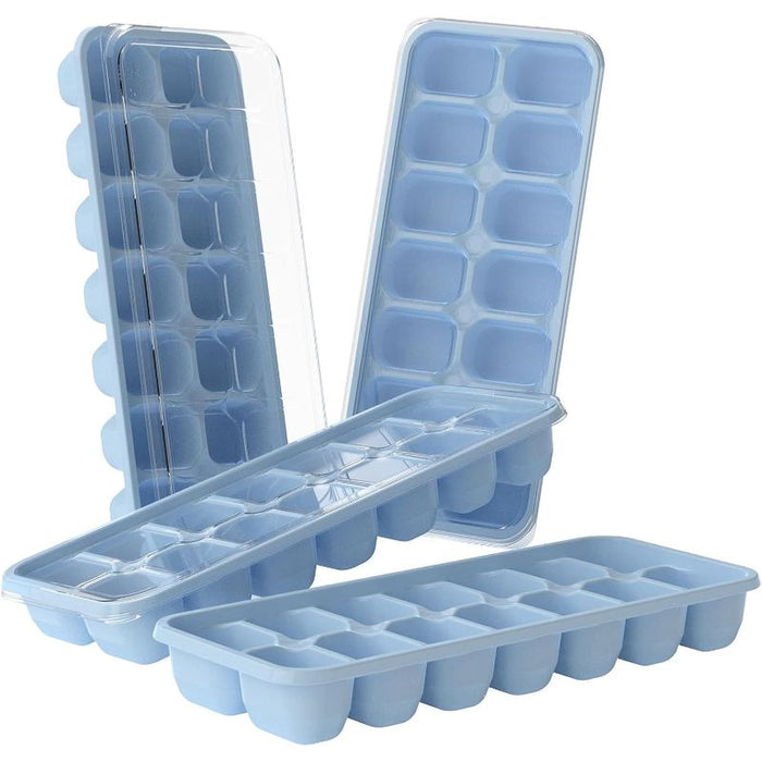 Silicone And Flexible 14 Ice Cube Trays