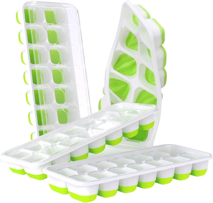 Silicone And Flexible 14 Ice Cube Trays