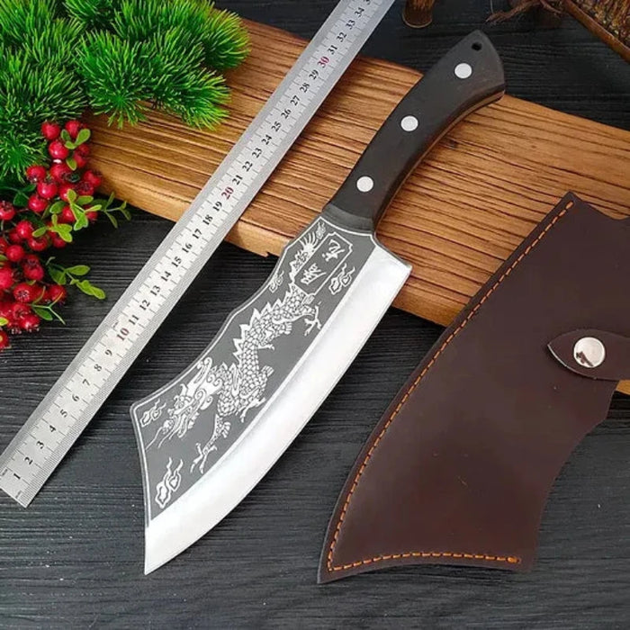 Japanese Dragon Print Slicer Knife