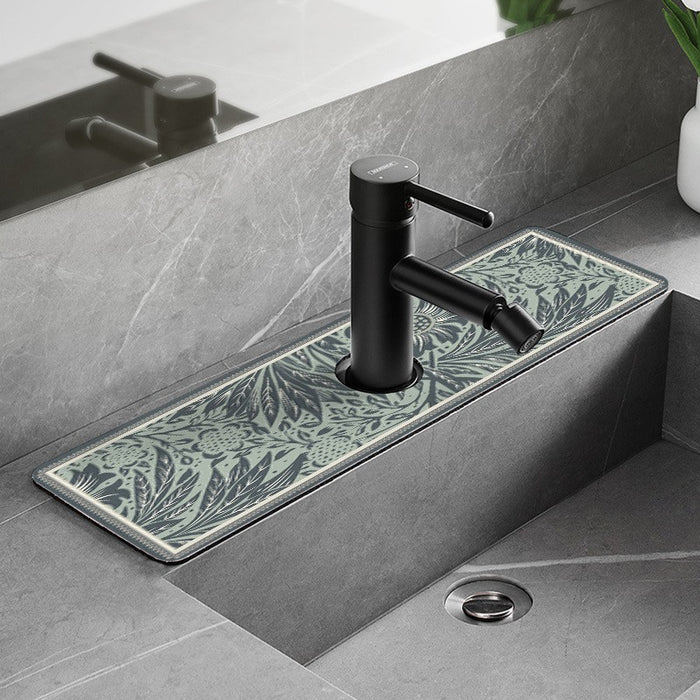 Classic Sink Faucet Countertop Drain Mat