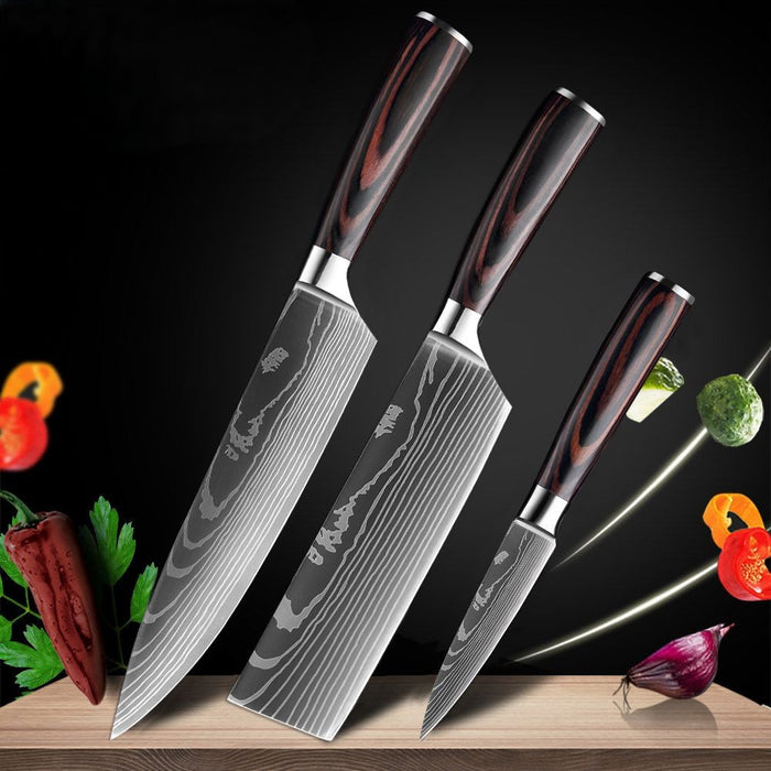 Kitchen Cleaver Slicing Utility Knife Set