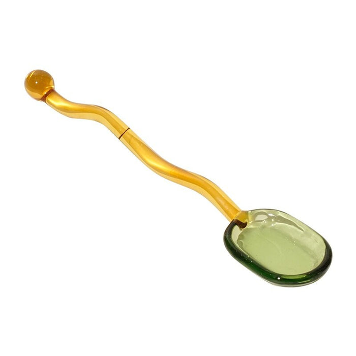 Colored Transparent Coffee Dessert Stirring Spoon