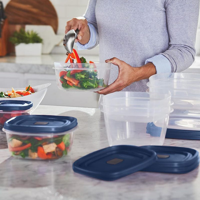 Microwave And Dishwasher Safe Containers With Lids