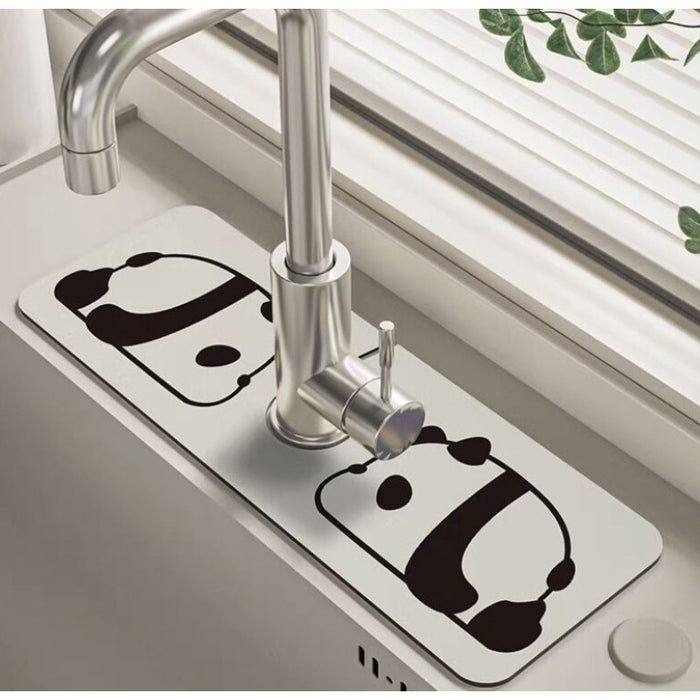 Classic Sink Faucet Countertop Drain Mat