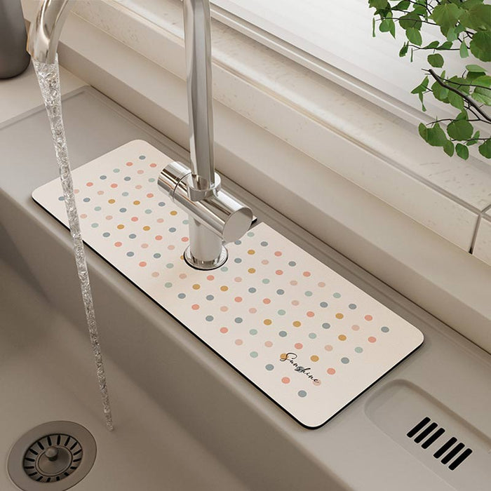 Classic Sink Faucet Countertop Drain Mat