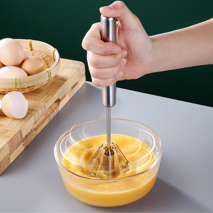 Household Semi Automatic Rotating Egg Beater