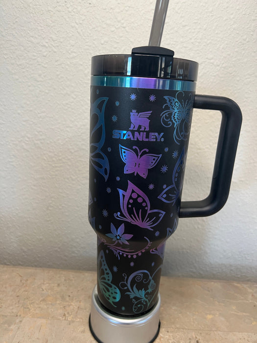 Personalized Butterfly Inspired Design 40 Oz Tumbler