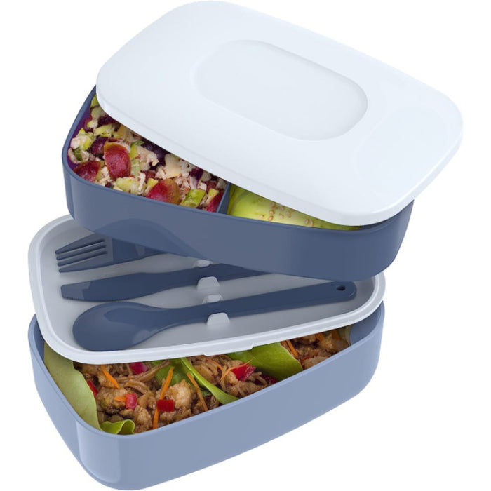 Modern Stackable Lunch Box With Utensils