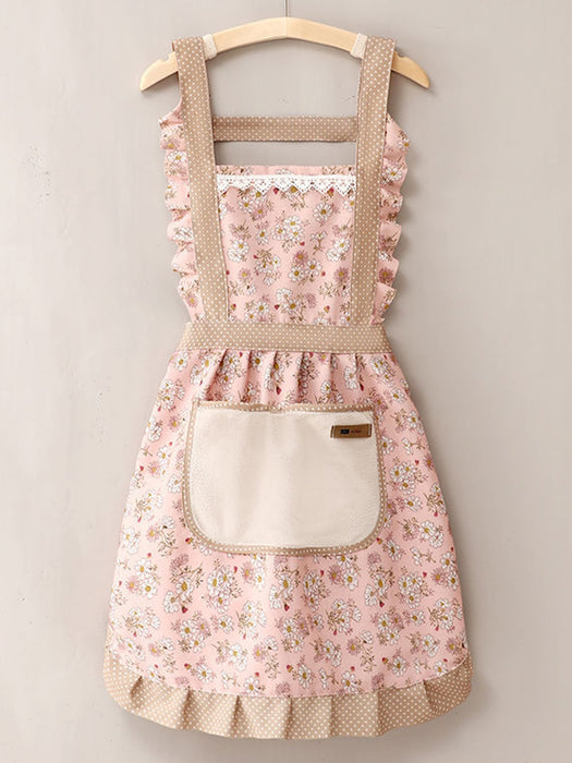 Canvas Apron With Pocket For Women