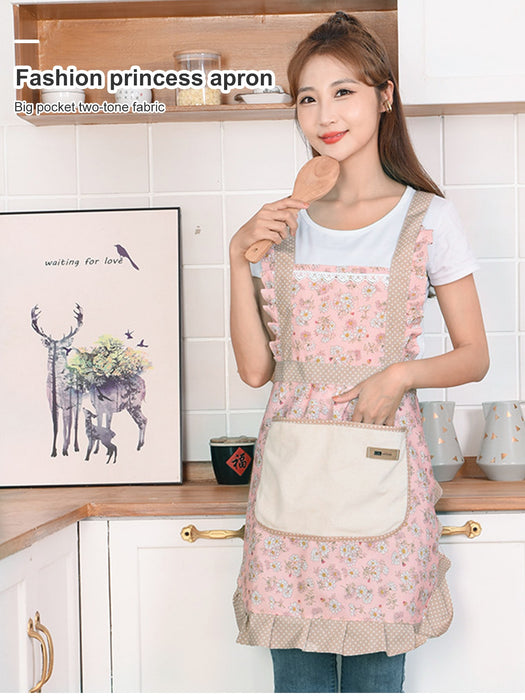 Canvas Apron With Pocket For Women