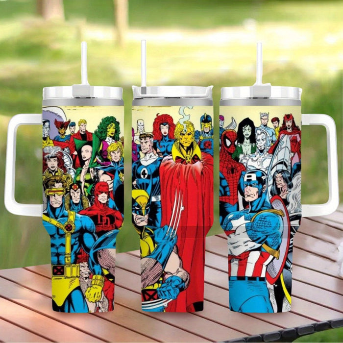 Captain America Printed Insulated Tumbler