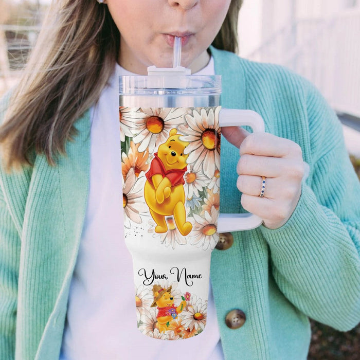 Custom Name Everything Is Fine Printed Tumbler