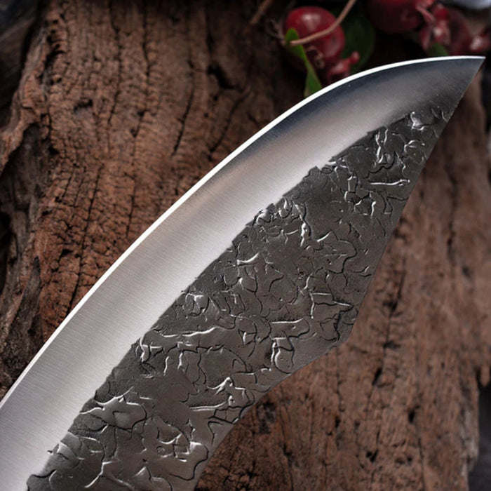 Forged High Carbon Manganese Steel Butcher Knife