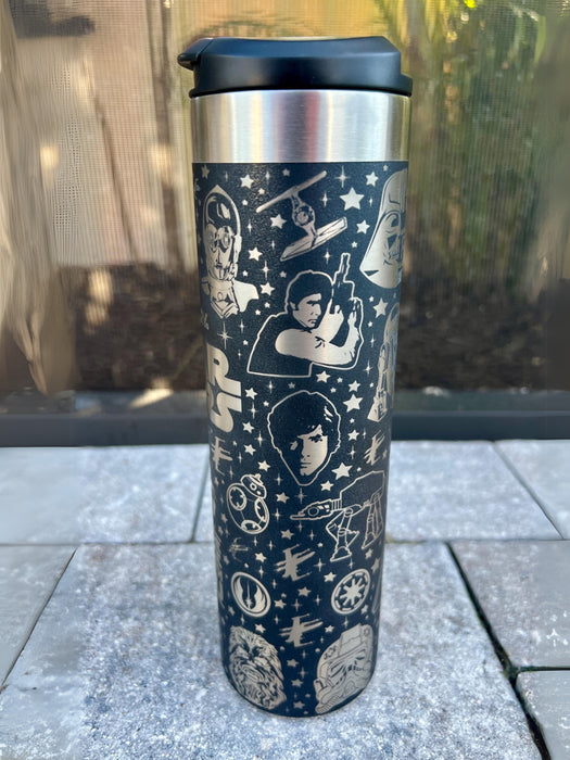 Movie Themed 40oz Stainless Steel Tumbler