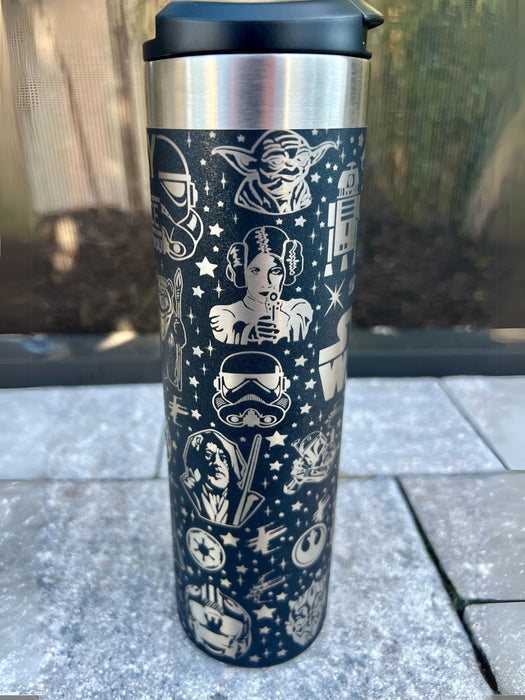 Movie Themed 40oz Stainless Steel Tumbler