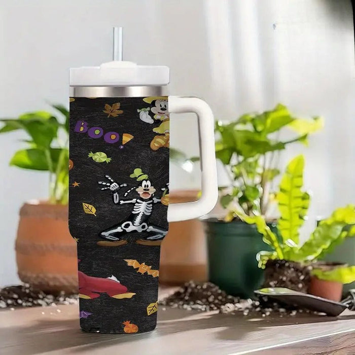 Halloween Mickey Mouse Team Printed Insulated Tumbler