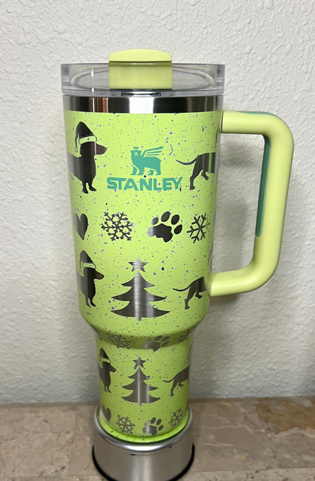 Holiday Designed 40 Oz Tumbler With Handle