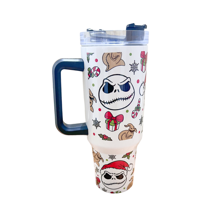 Skellington Christmas Nightmare 40 oz Travel Tumbler