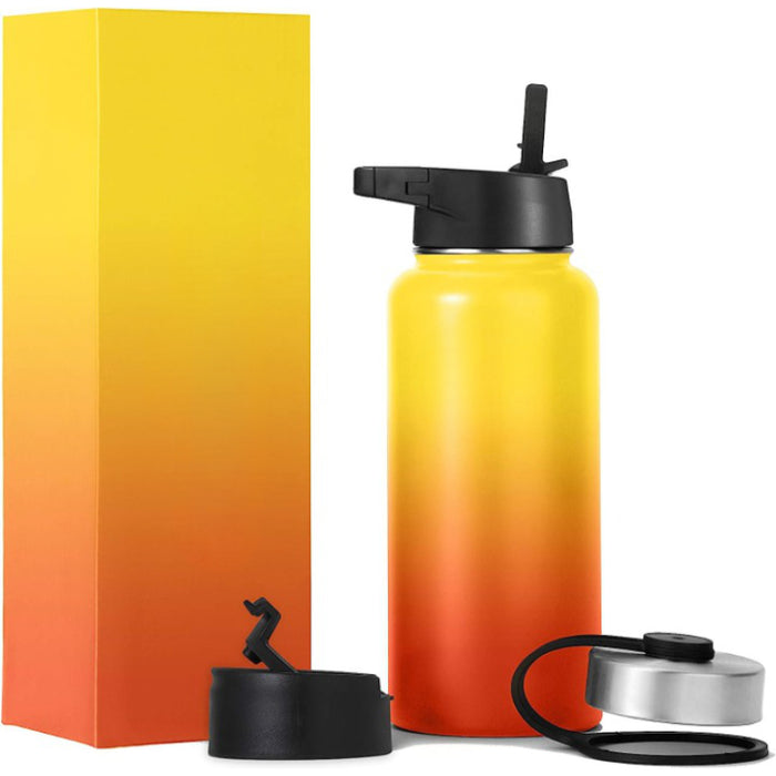 Insulated Thermos Sports Water Bottle