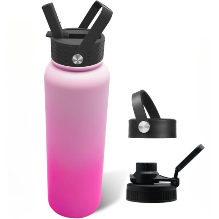 Insulated Water Bottles With Straw Lid