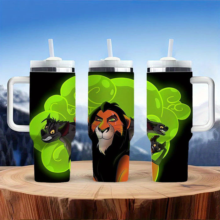 Lion King Villains Insulated Tumbler With Lid And Straw