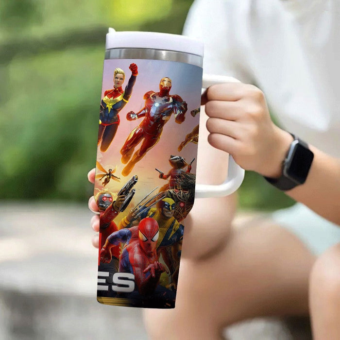 Movies Superheroes Printed Insulated Tumbler