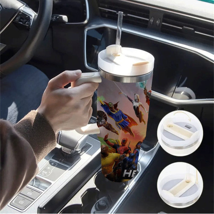 Movies Superheroes Printed Insulated Tumbler