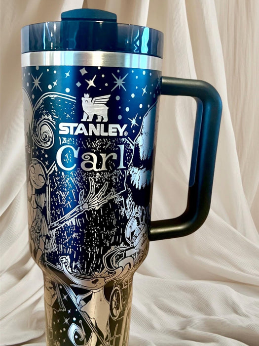 Personalized Name Nightmare Before Christmas Design 40 Oz Insulated Tumbler