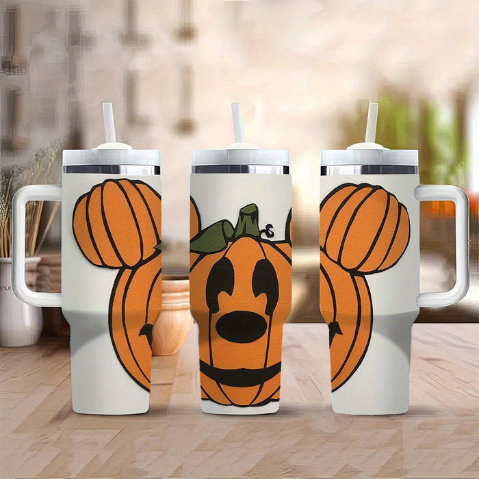 Pumpkin Printed Insulated Tumbler