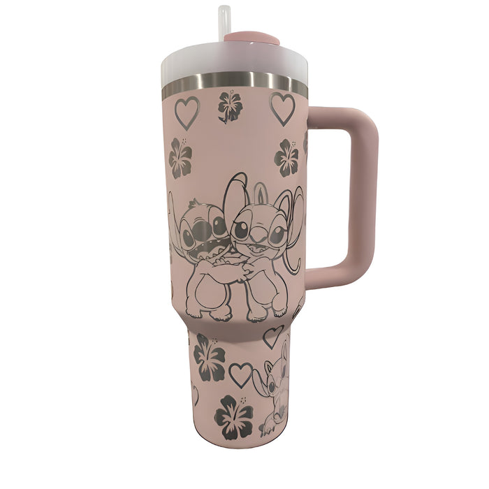 Stitch And Angel Printed Tumbler