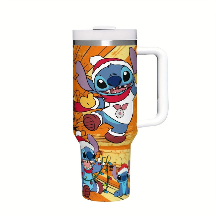 Stitch Tumbler With Lid And Straw