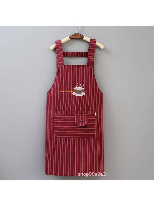 Striped Pattern Apron