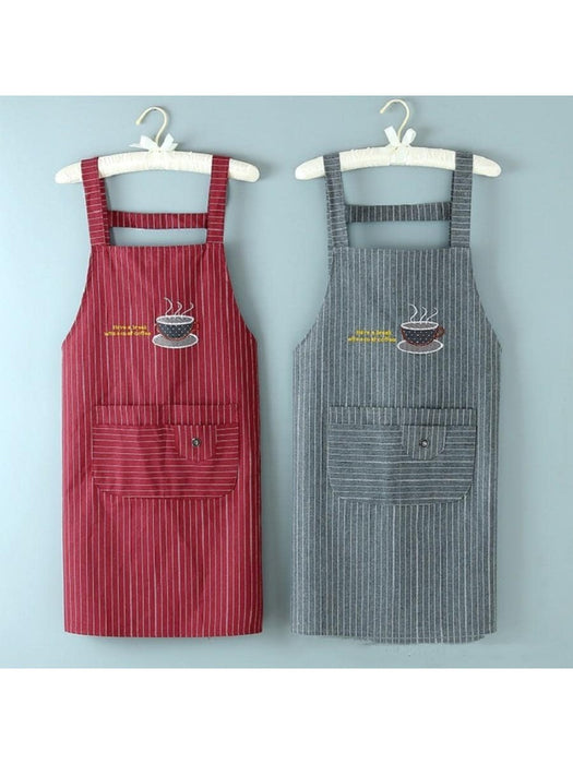 Striped Pattern Apron