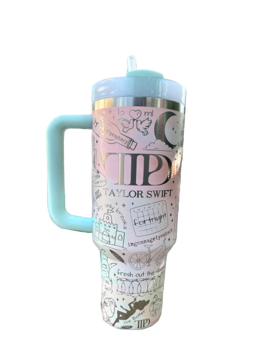 Swiftie Tortured Poets Department Tumbler