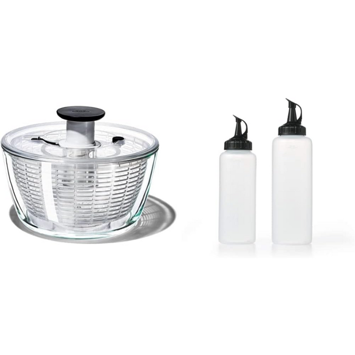 Glass Salad Spinner For Kitchen