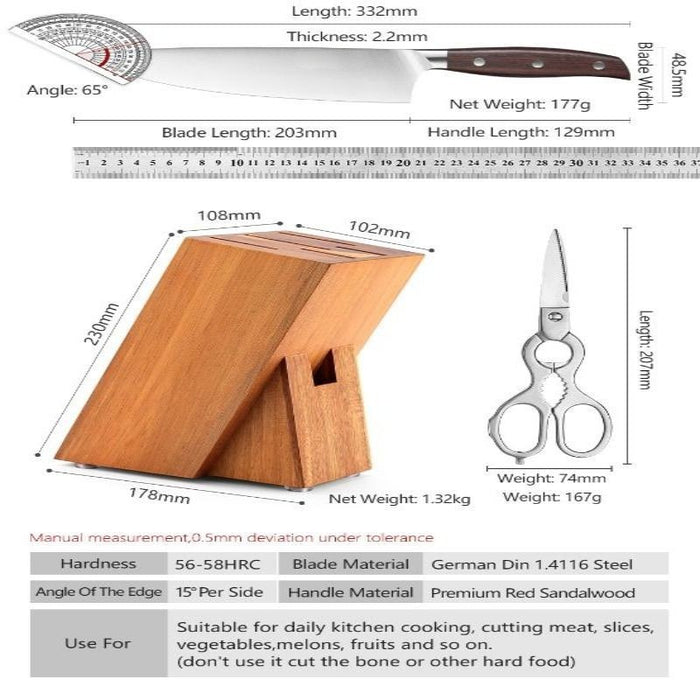 Stainless Steel Kitchen Knives Sets