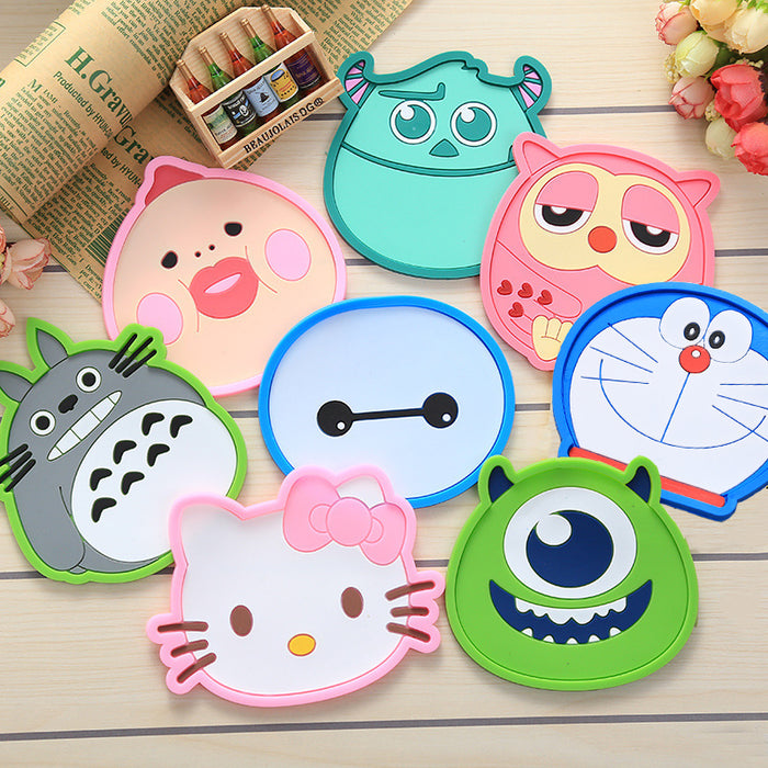 Silicone Cartoon Figure Table Coaster