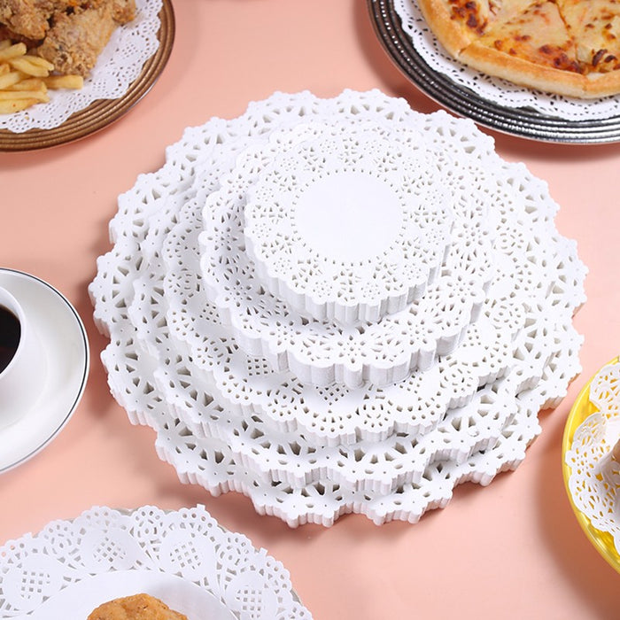 White Lace Table Decoration Paper Doilies