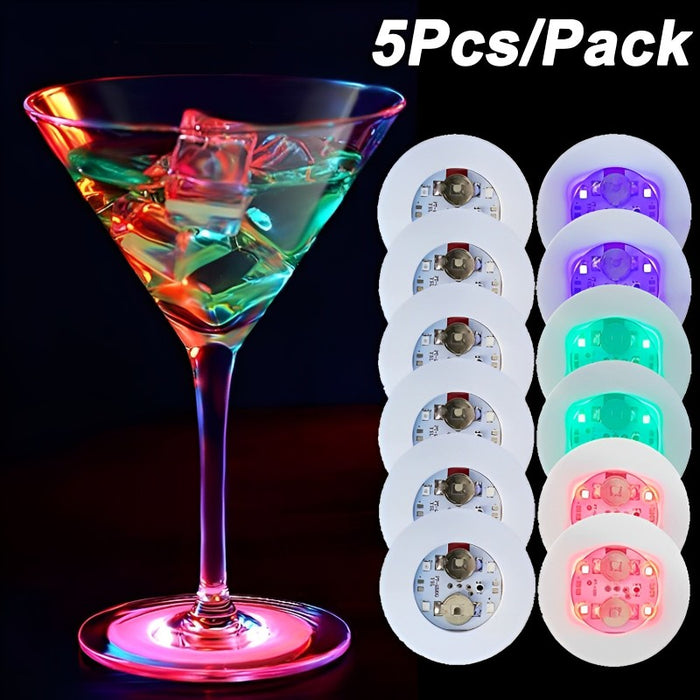 Luminous LED Sticker Cocktail Coaster