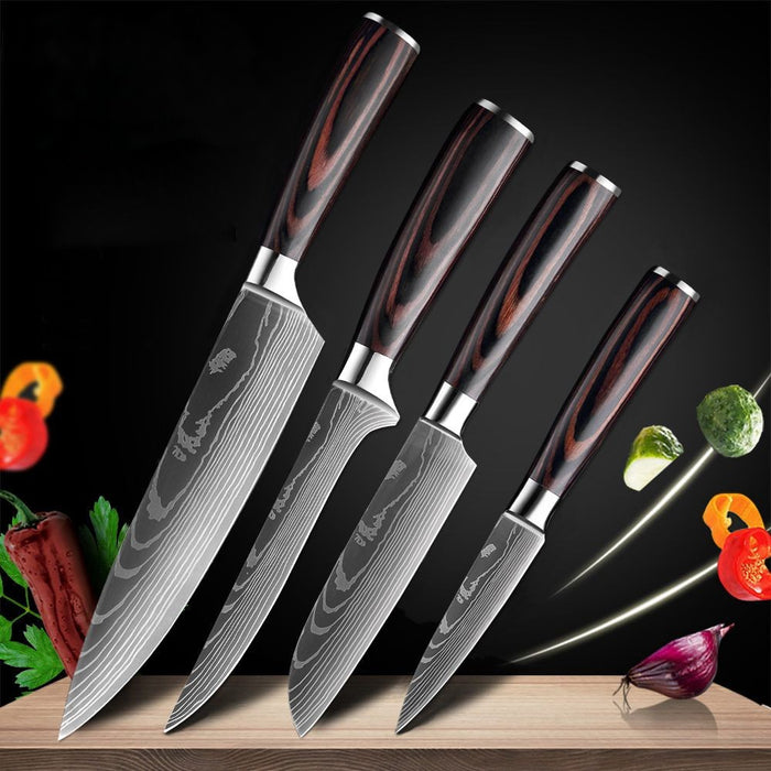 Kitchen Cleaver Slicing Utility Knife Set