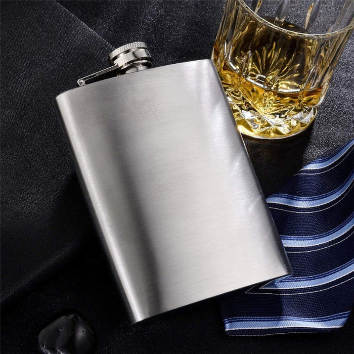 Stainless Steel Hip Flask Set