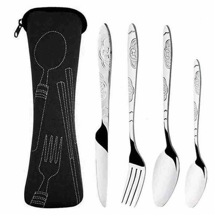 Portable Steel Cutlery Set