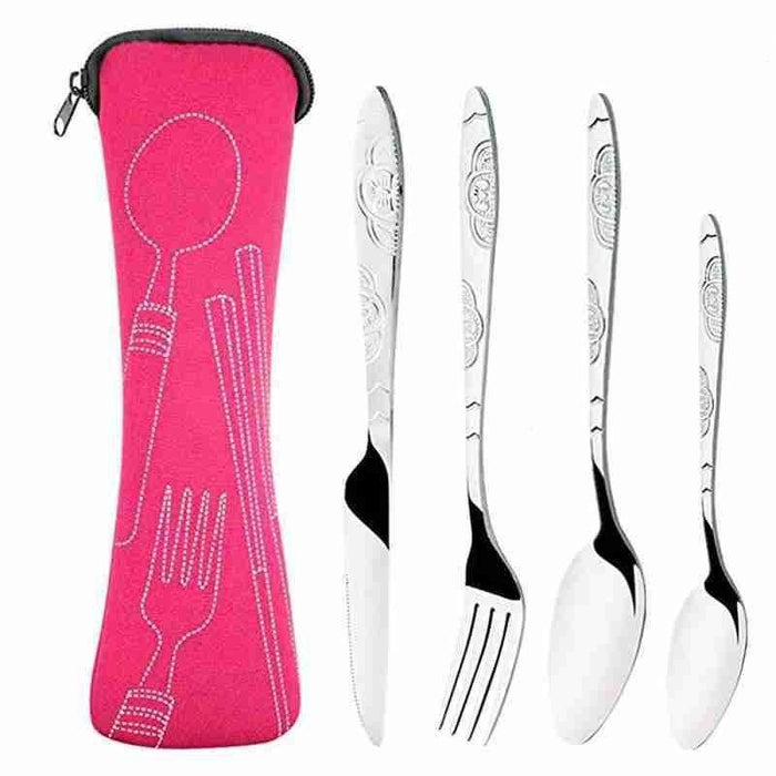 Portable Steel Cutlery Set