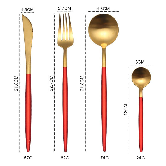 Gold Color Cutlery Sets