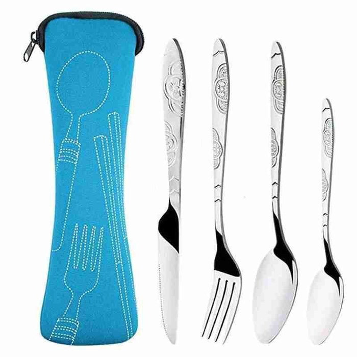 Portable Steel Cutlery Set