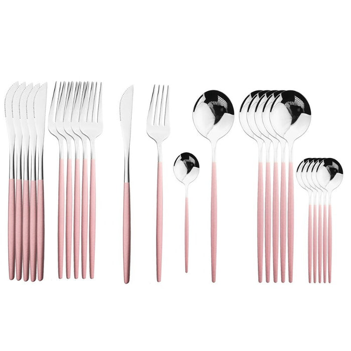 Silver Stainless Steel Cutlery Set