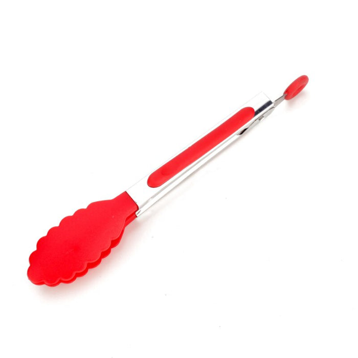 Silicone And Stainless Steel Food Tongs