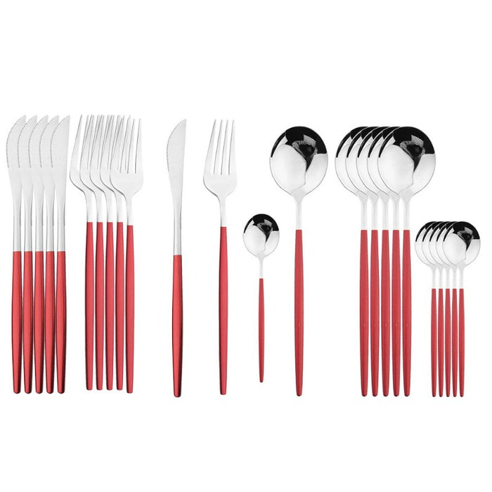 Silver Stainless Steel Cutlery Set