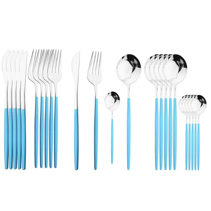 Silver Stainless Steel Cutlery Set